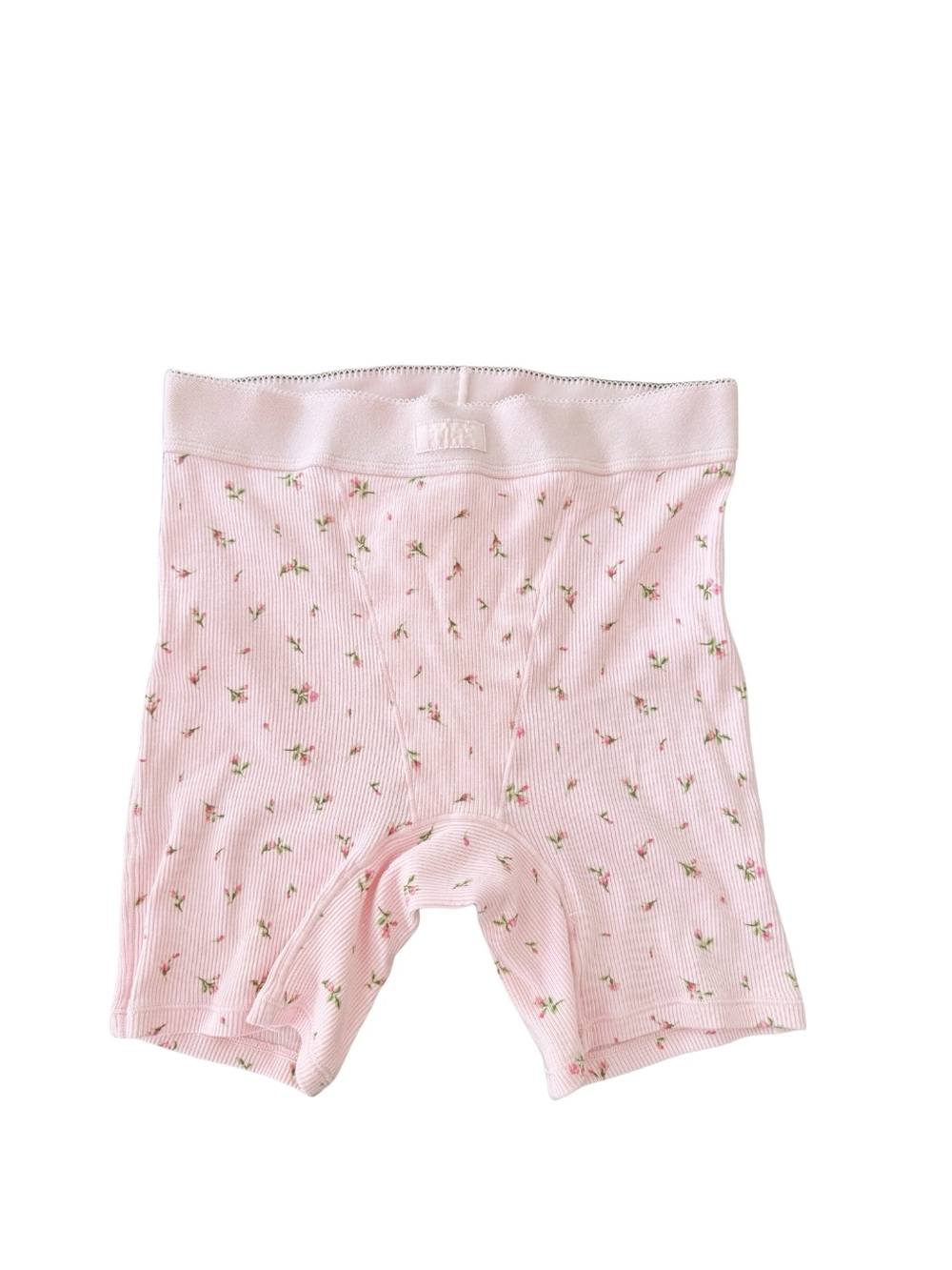 Skims Pink Floral Soft Lounge Boxer